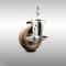 Service Caster 4 Inch 316SS High Temp Glass Filled Nylon 1/2 Inch Threaded Stem Caster with Brake SCC-SS316TS20S414-GFNSHT-TLB-121315 - alternate 1